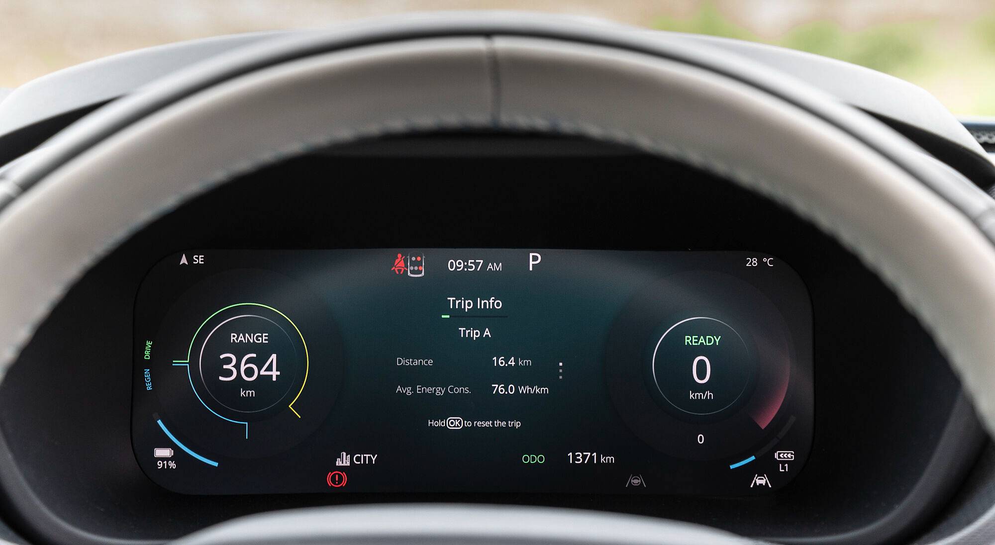 TATA Curvv EV interior view 4