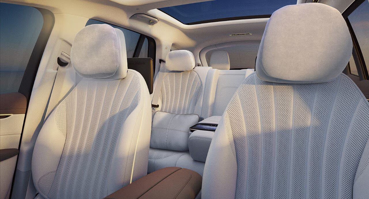 Mercedes-Benz EQS SUV 580 4Matic interior view 1