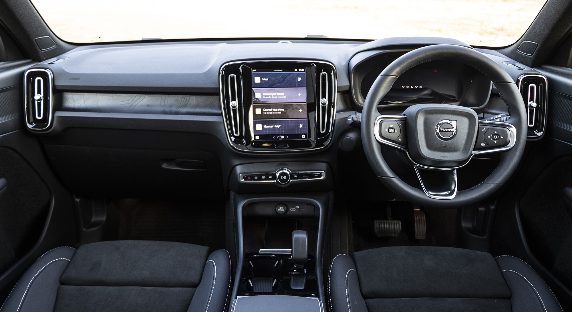 Volvo EX40 interior view 1