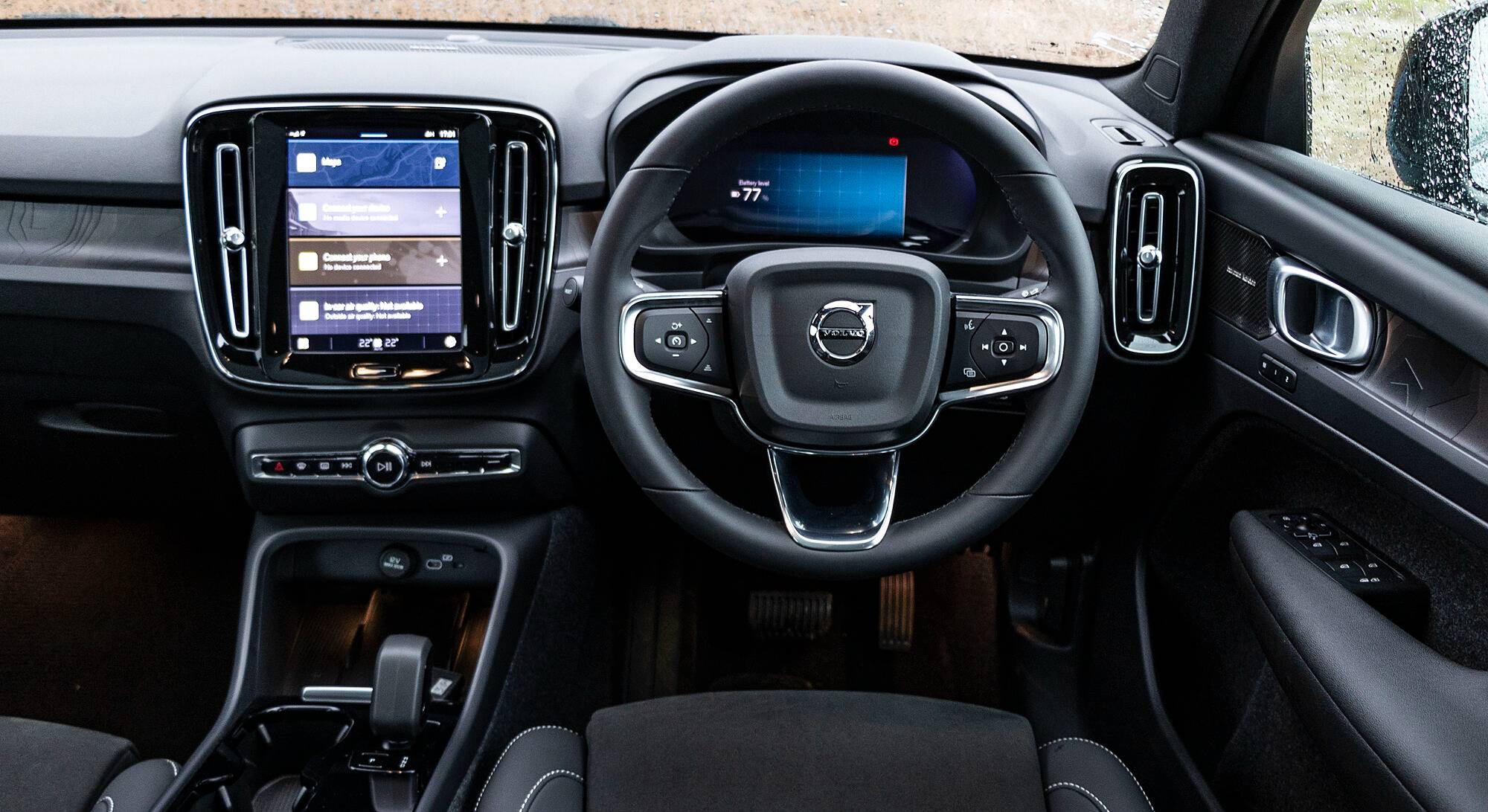 Volvo C40 Recharge interior view 2