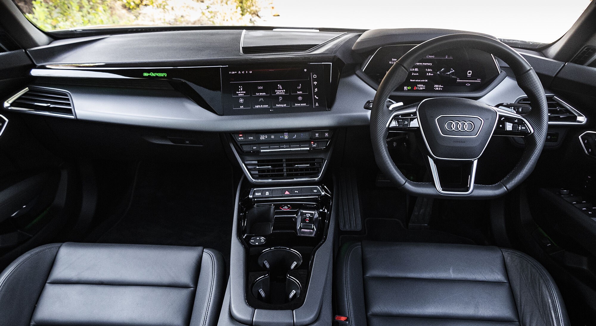 Audi e-tron GT interior view 1