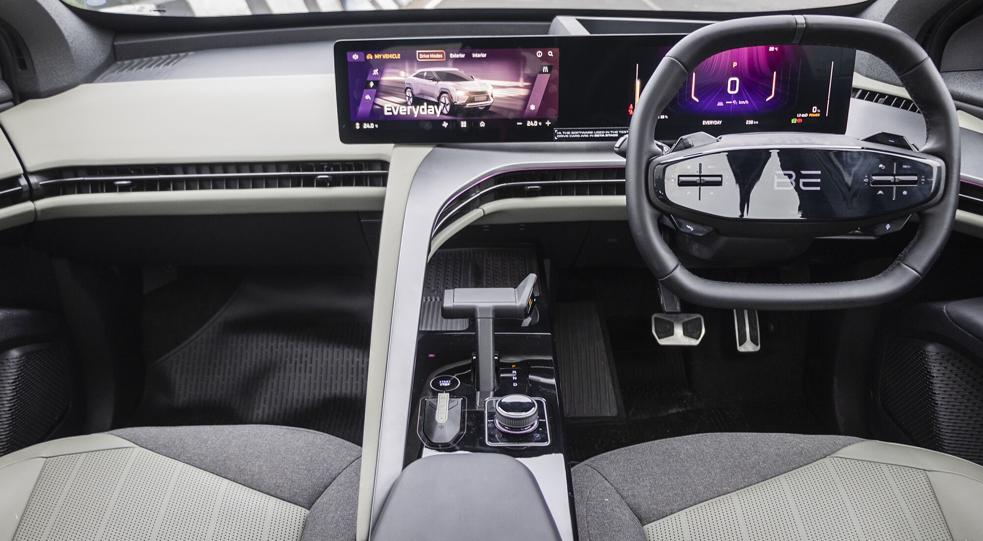 Mahindra BE 6 interior view 1