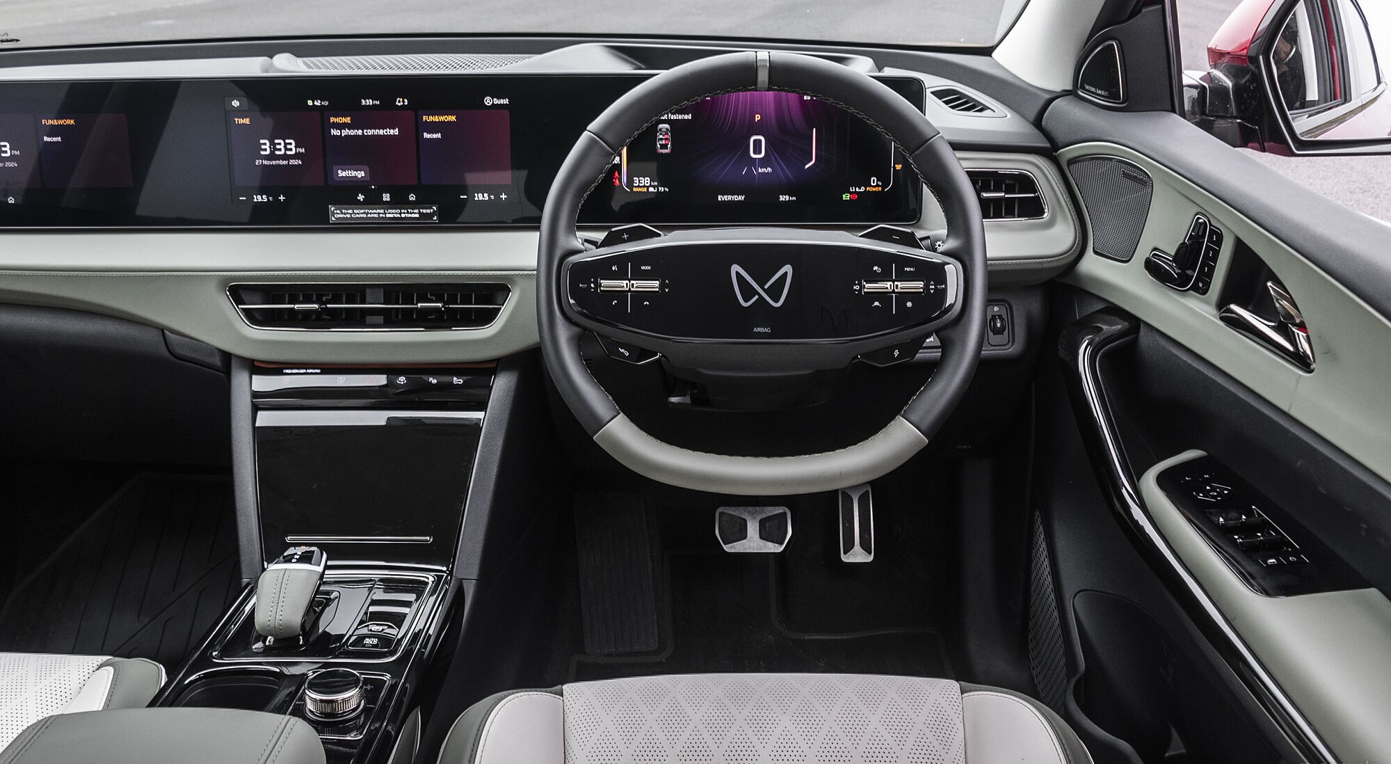 Mahindra XEV 9e interior view 2