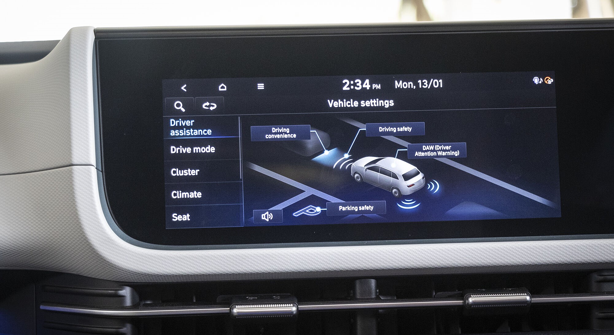 Hyundai Creta Electric interior view 3