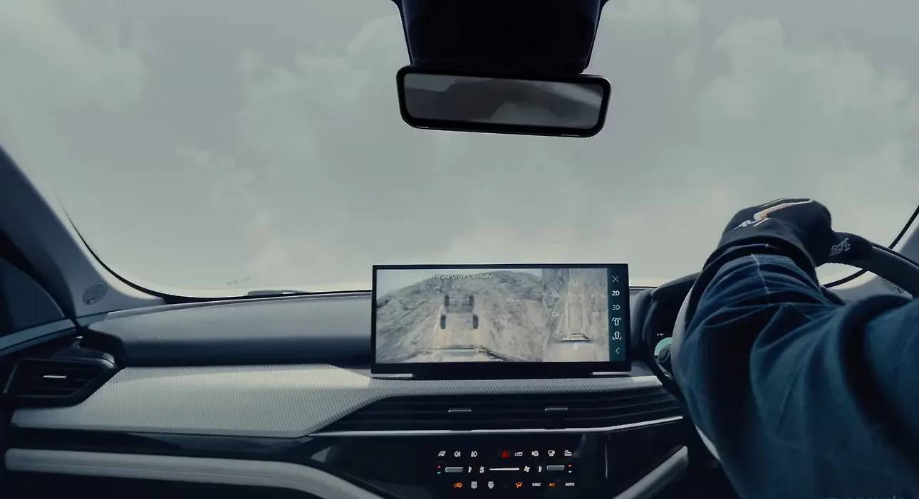 Tata Harrier EV interior view 2