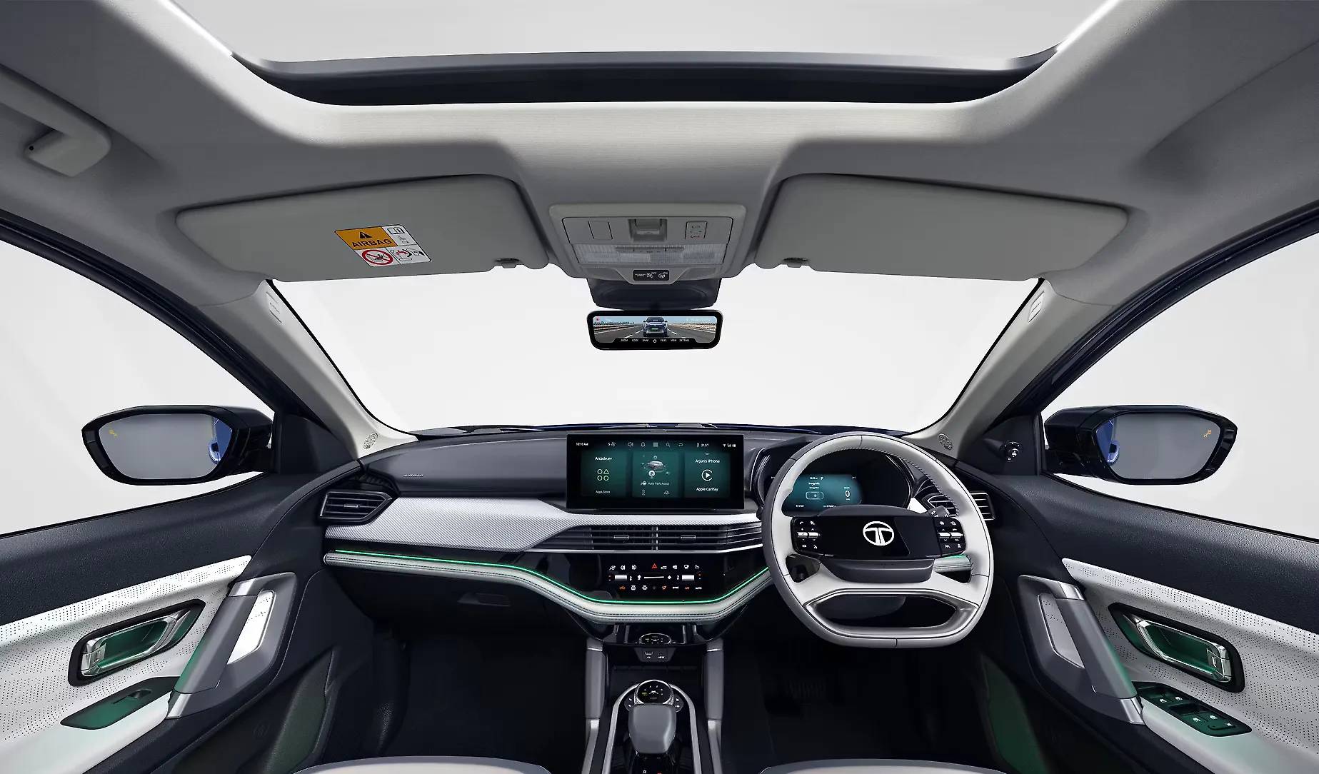 Tata Harrier EV interior view 3