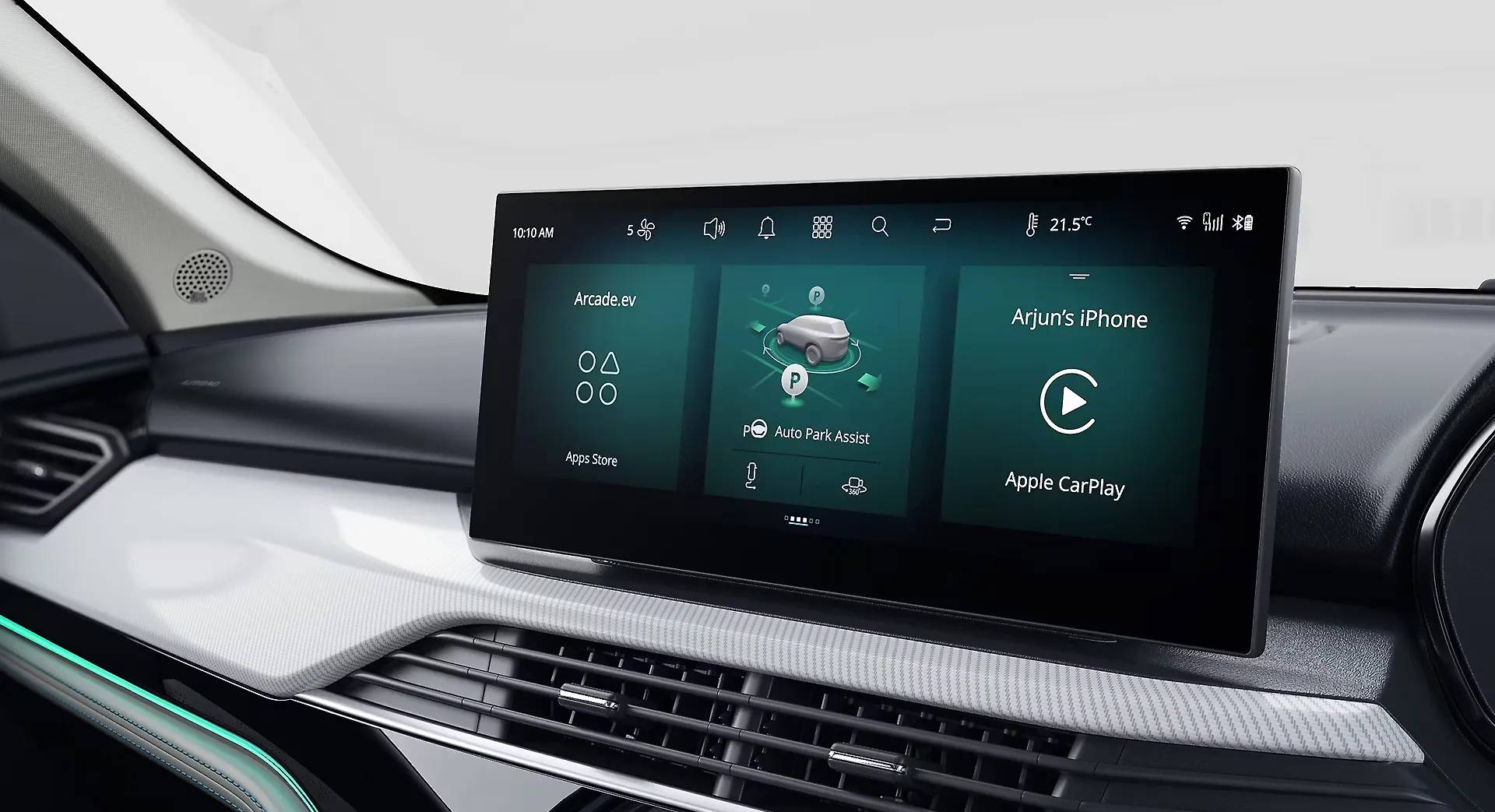Tata Harrier EV interior view 10