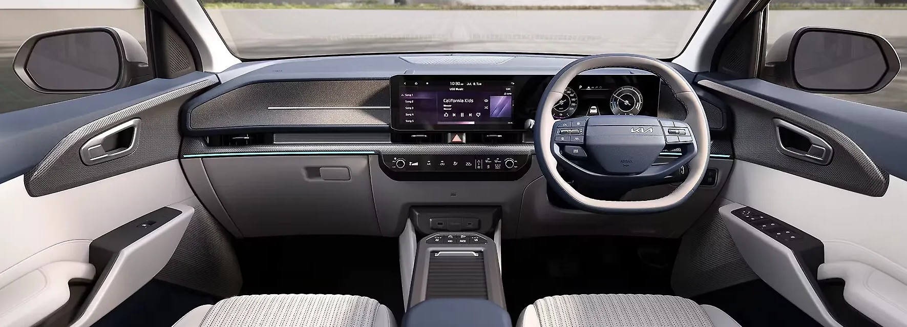 Kia Carens Clavis EV interior view 3