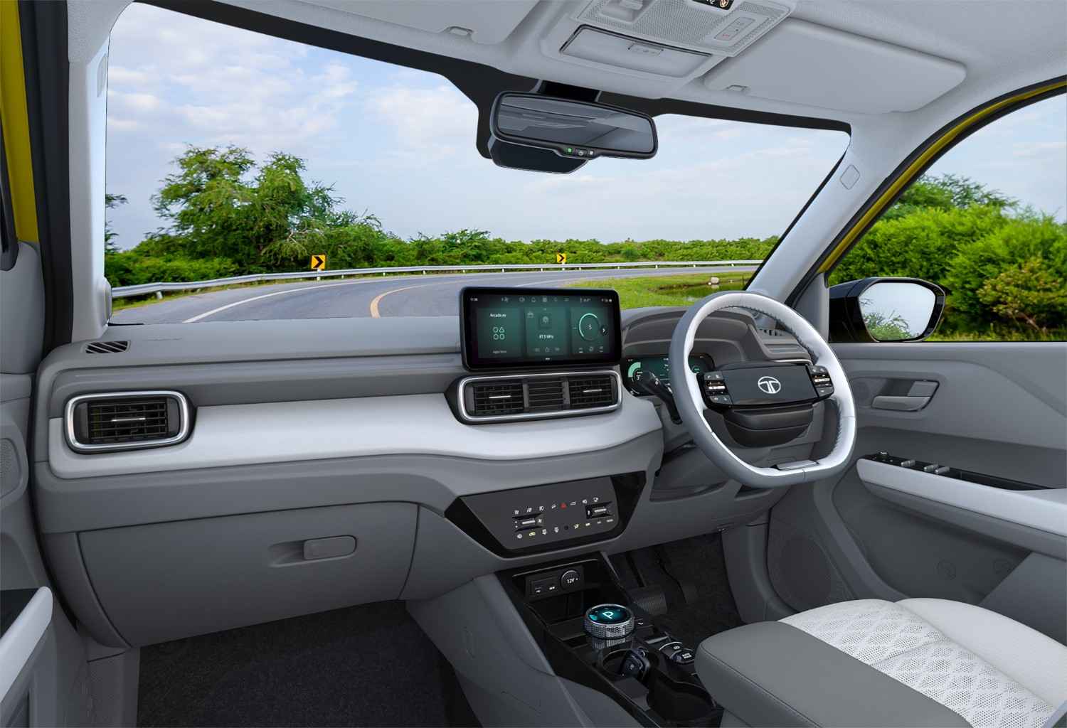 Tata Punch EV 40 interior view 1