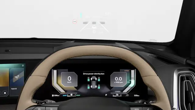 Kia Sorento Strong Hybrid interior - 12.3 Inch Instrument Cluster and HUD - image