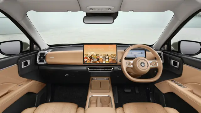MG Hector Tomahawk EV interior - Dashboard - image