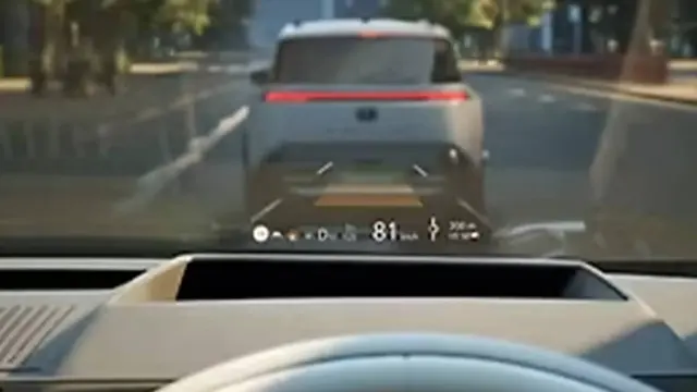 Tata Sierra EV interior - Head Up Display - image