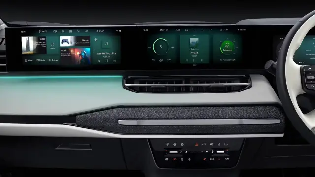 Tata Sierra EV interior - Triple Screen Layout - image