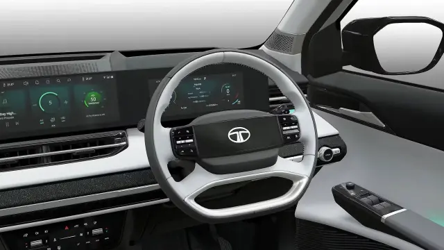 Tata Sierra EV interior - Steering Wheel - image