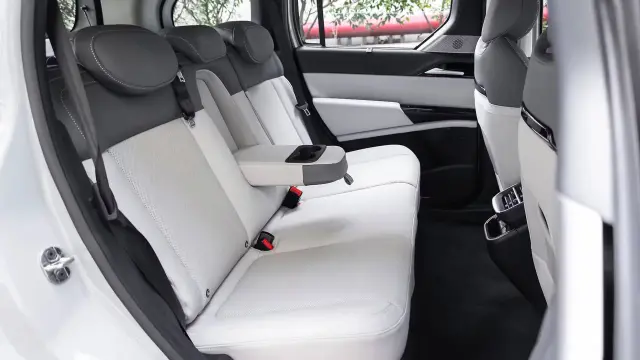 Tata Sierra EV interior - Rear Seat Side Profile - image