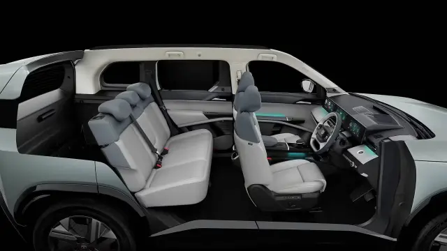Tata Sierra EV interior - Car Interior Side Profile - image