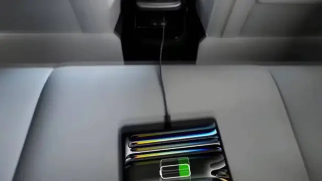Tata Sierra EV interior - Rear Charging Port - image