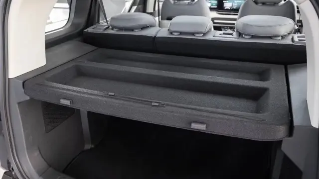 Tata Sierra EV interior - Rear Parcel Tray - image