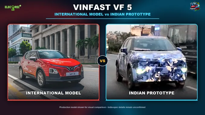 Exclusive: VinFast VF 5 Spotted Testing in Gurugram - Image 1