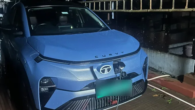 MSR Indar Raju’s Tata Curvv.ev supplied power to three ceiling fans and five tube lights for 13 hours during the Cyclone Arnab outage.