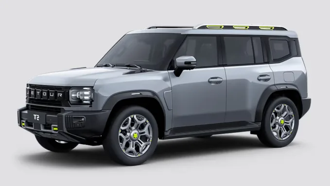 Image shown is of the international Jetour T2. The Indian JSW T2 will sport design changes.